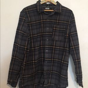 Vans plaid button up